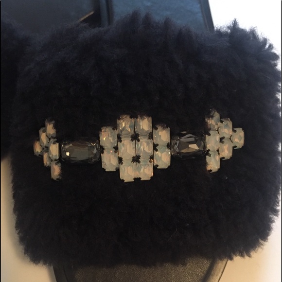 Tory Burch Aspen Shearling Slide Size 7 NWT - Picture 3 of 5